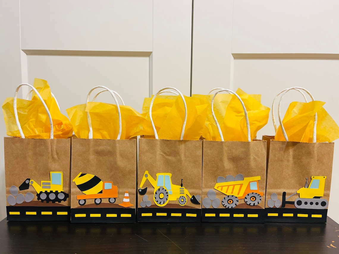 Construction Goodie Bag Printables