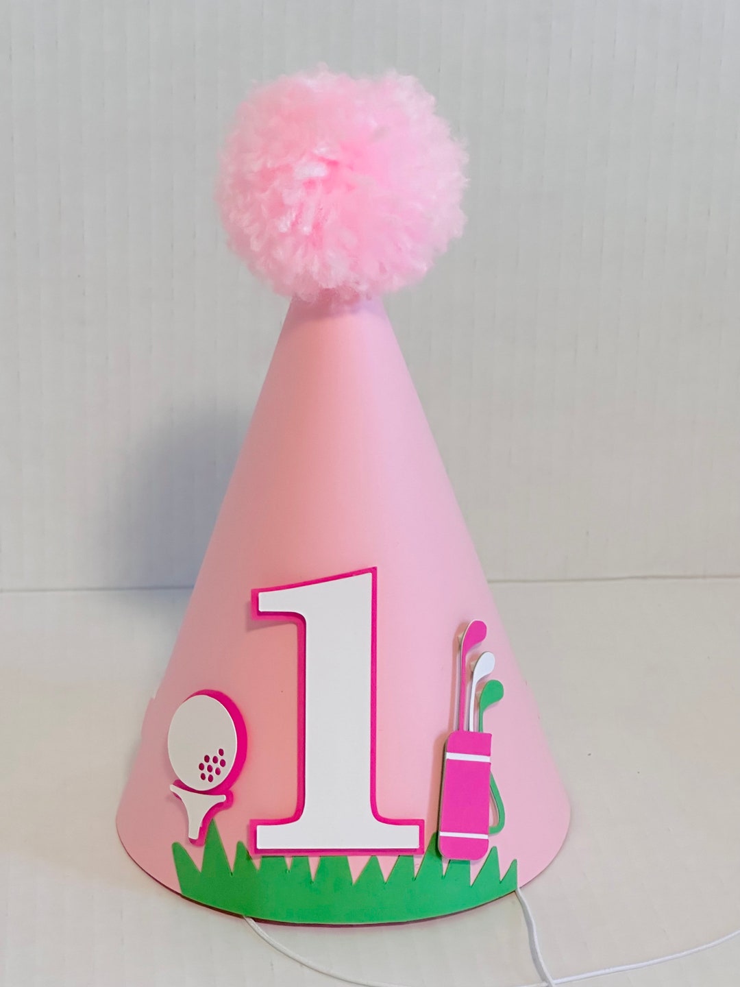 Golf Birthday Hat Golf Party Hat Hole in One Birthday Golf Etsy