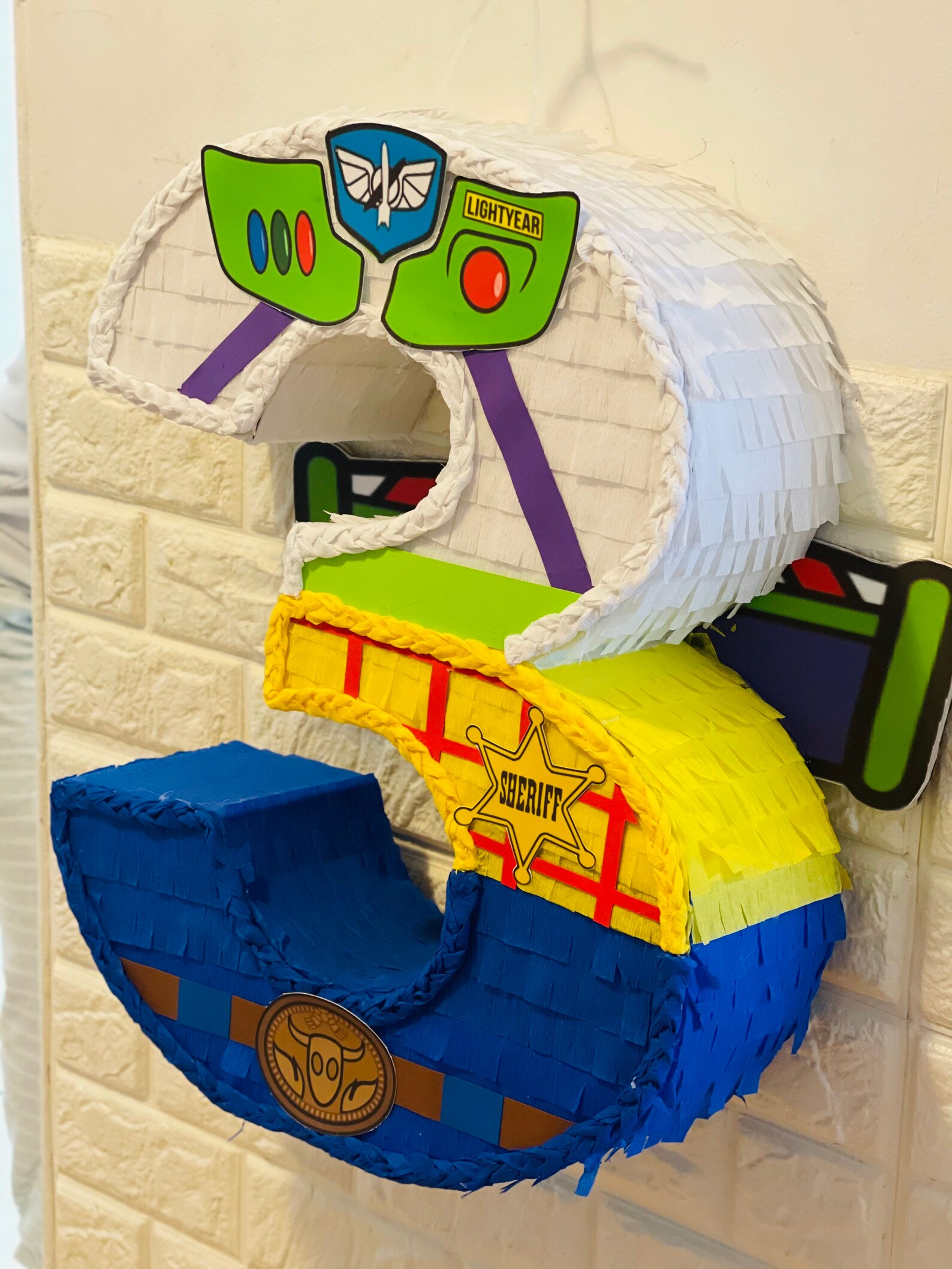 Number 3 Pinata Number 2 Pinata Custom Number Pinata Woody - Etsy