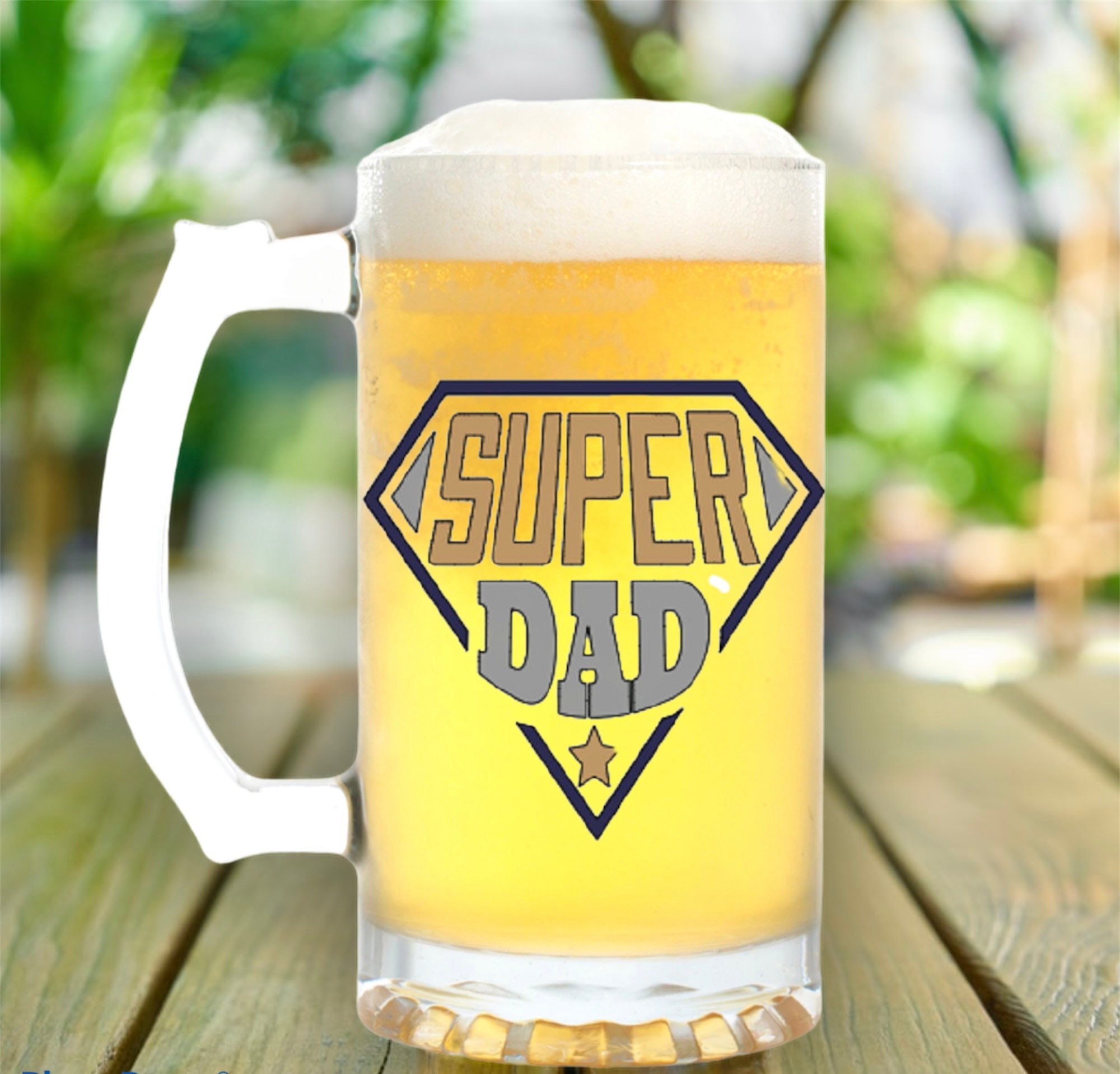 Beer Mug Gift for Dad Happy Fathers Day Gift for Etsy