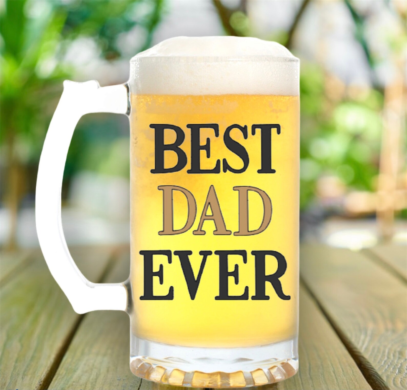 Beer Mug Gift for Dad Happy Fathers Day Gift for Etsy