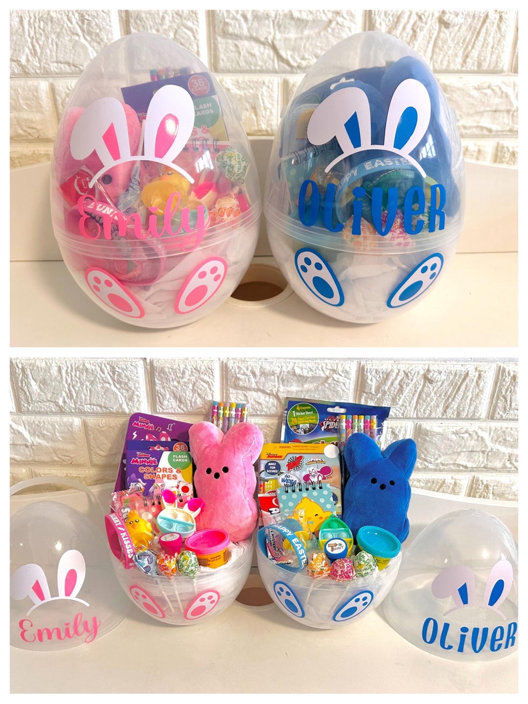 Huevo De Pascua Gigante De Terciopelo De 21 Cm – Rellenable Con Golosinas, Ideal Para Cestas, Búsquedas Y Decoración Primaveral
