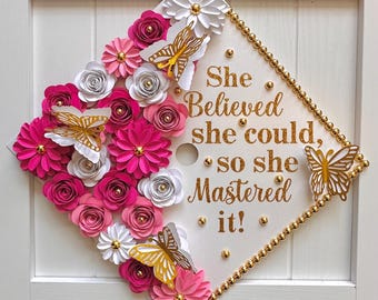Custom Graduation Cap, Graduation Cap Topper, Graduation, Graduation Cap, Grad Cap, Personalized Grad Cap, Graduation 2025, Class of 2025