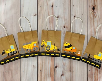 Tool Party Favor Bags: Construction Tools Design Construction - Etsy