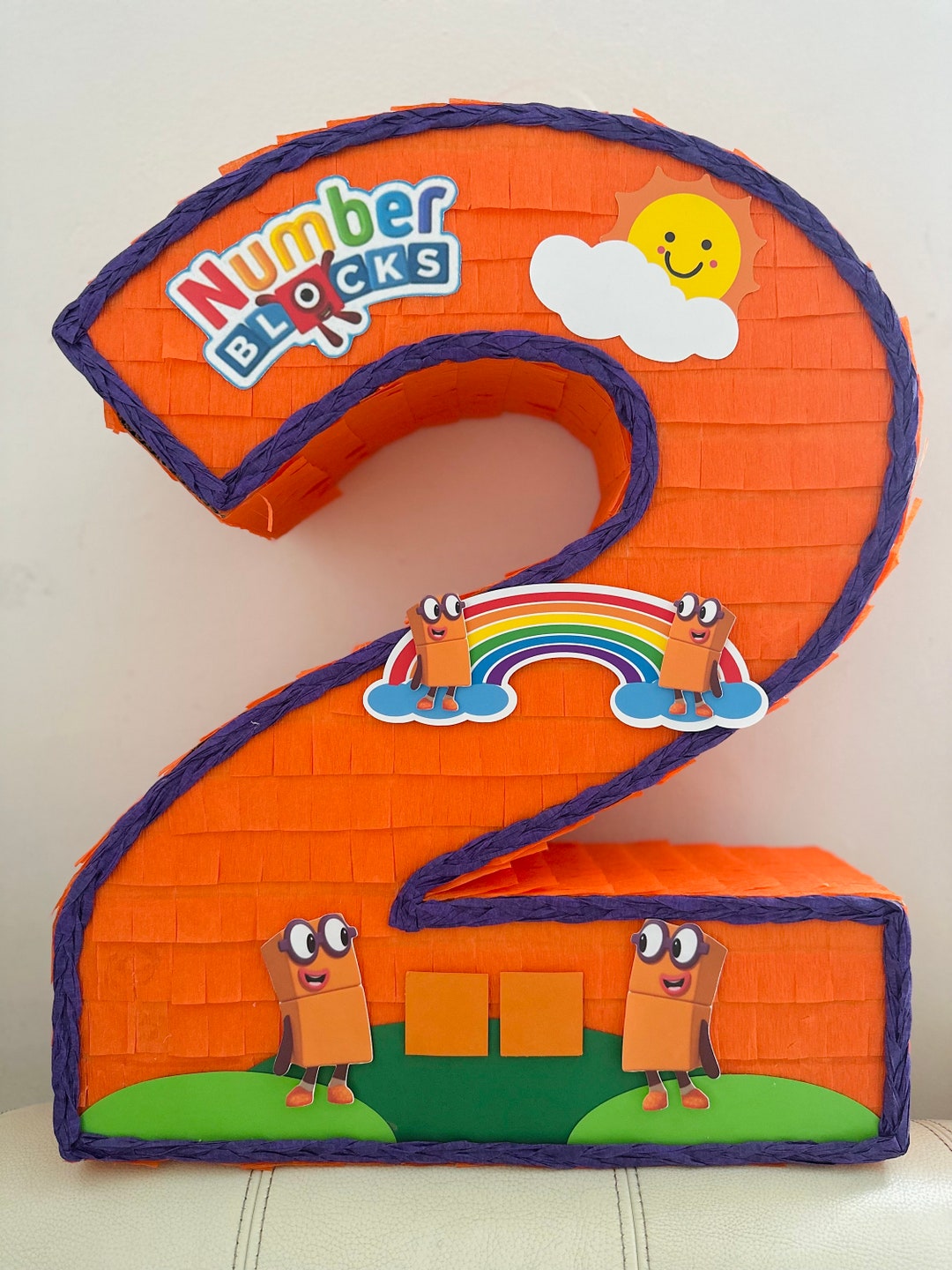 Number 2 Pinata Custom Number Pinata & Personalized Number Etsy