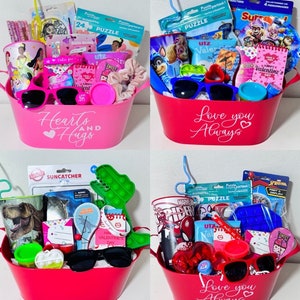 60+ Romantic DIY Valentines Gift Basket Ideas That Shows Your Love   Valentine baskets, Valentines day baskets, Diy valentine's gift baskets