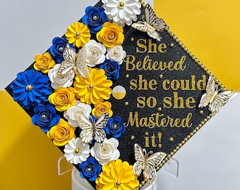 Custom Graduation Cap, Graduation Cap Topper, Graduation, Graduation Cap, Grad Cap, Personalized Grad Cap, Graduation 2025, Class of 2025