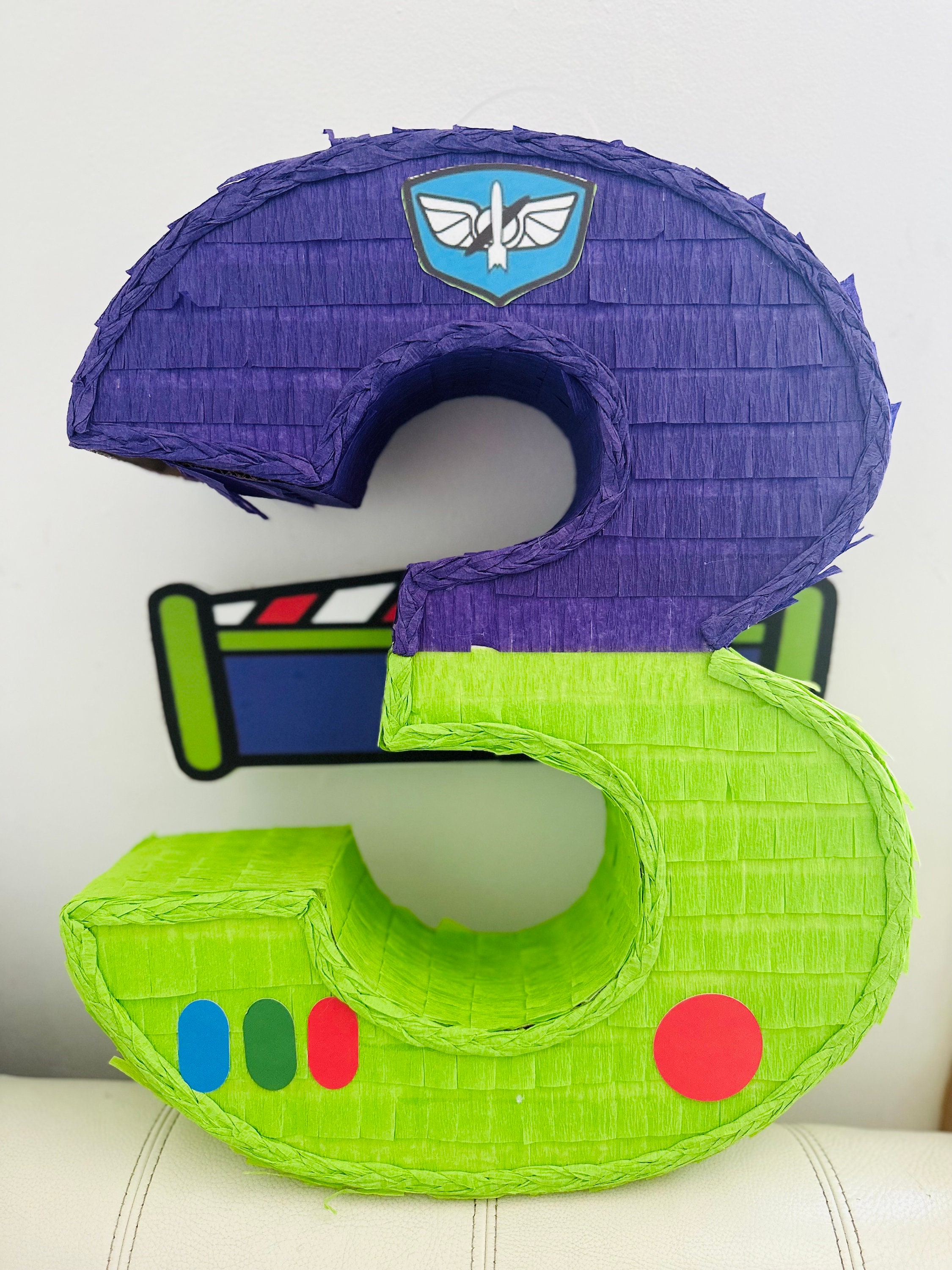 Number 3 Pinata number 2 pinata Custom Number Pinata lightyear pinata