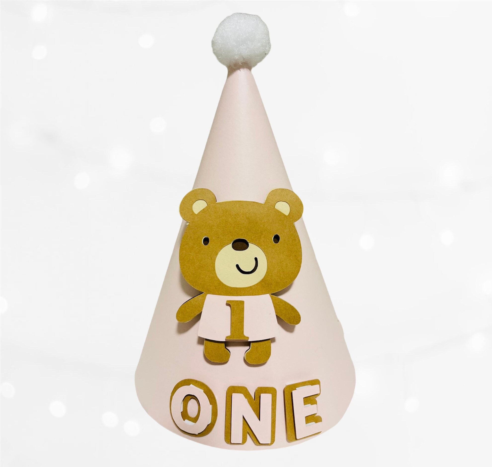 Teddy Bear Personalized Birthday Party Hat Personalized Etsy