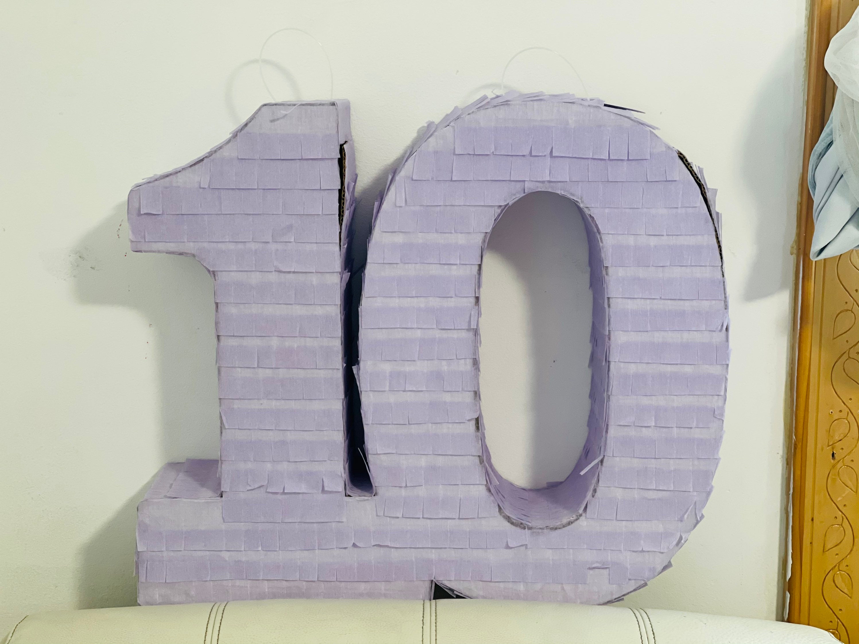 CUSTOM NUMBER PINATA –