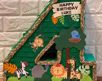 OUNONA 1 Ensemble Piñata Excavatrice Forme De Décoration Anniversaire