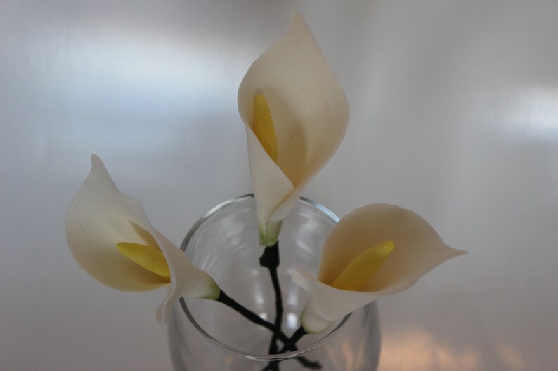 Edible calla lily flower cake topper 6 pcs. Etsy