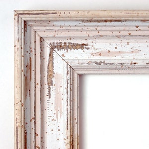 Alexandria White Wash Framed Full-Length Floor Leaner and Door Mirror