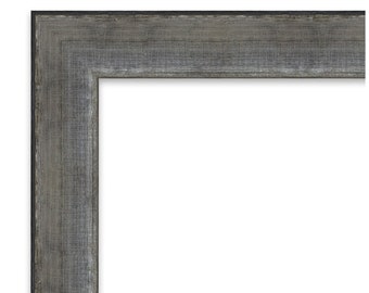 Forged Pewter Framed Bathroom Vanity Wall Mirror
