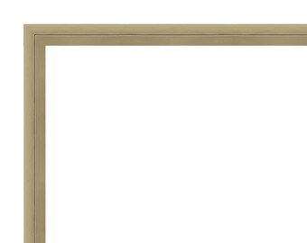 Lucie Champagne Framed Beveled Mirror
