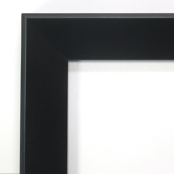 Madison Black Framed Beveled Mirror