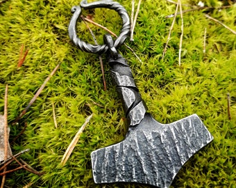 Hand Forged Mjolnir 7 Viking Thor's Hammer Norse Nordic Odin Thor Asatru