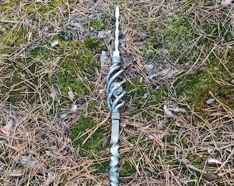 Staff with a sphere Völva Staff Staff of the Vǫlur Wizard Wand Asatru Magic Wands Viking Norse Shaman Personalized staff gift