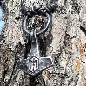 Viking Thor Hammer Mjolnir 2 1/2 Regalo scandinavo per la festa del papà Regalo Asatru Regali personalizzati per papà
