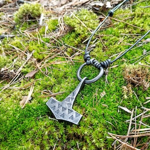 Hand Forged Mjolnir Moheda 8  Archaeological replica of Thor&#39;s hammer from Moheda Viking Thor Hammer Tyr Norse Nordic Odin Thor Asatru Gift