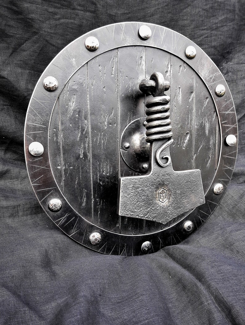 Viking Mjolnir the Door Knocker Black Thor's Hammer Norse Etsy