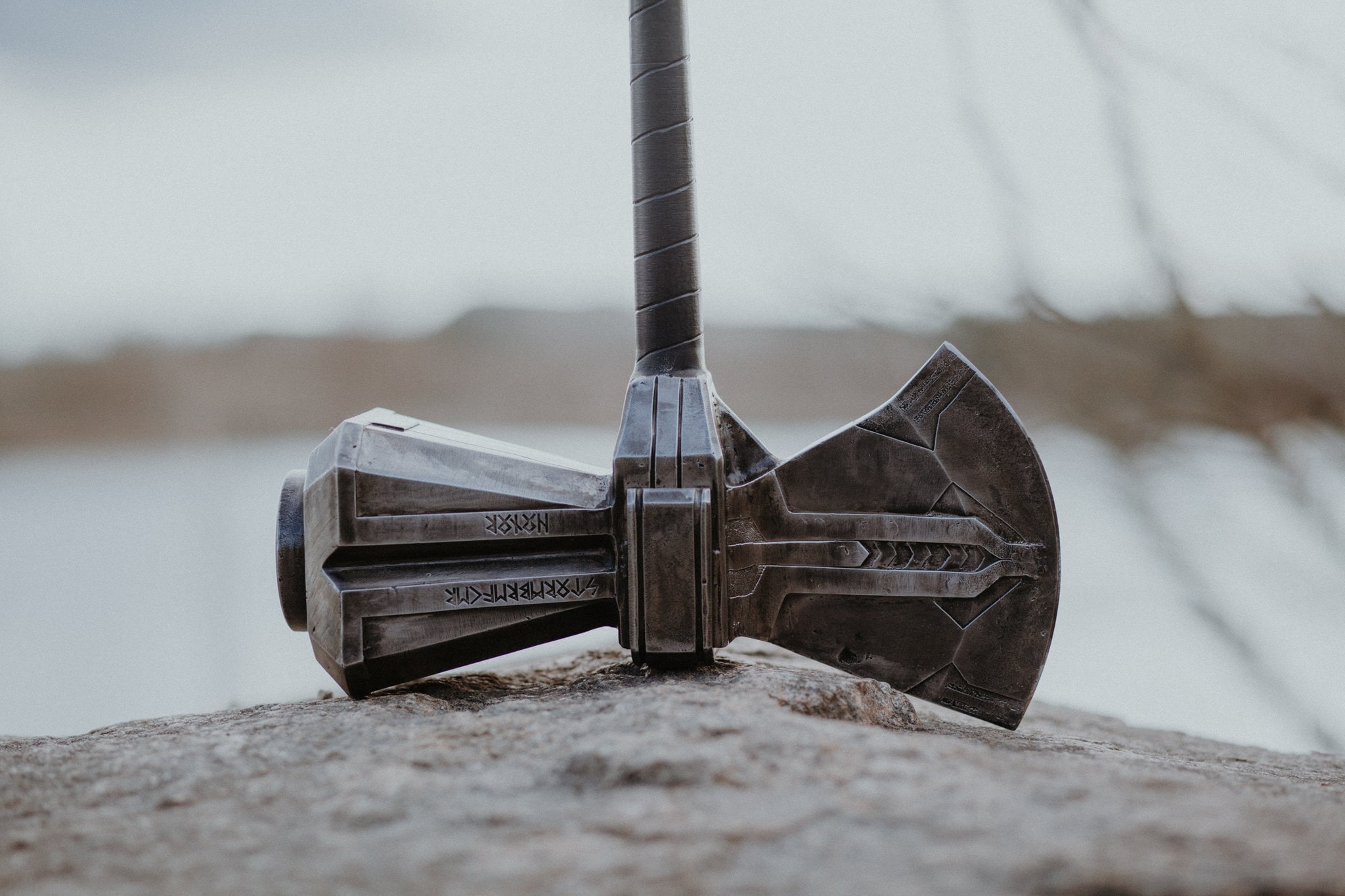 Stormbreaker Battle Ready War Hammer War Axe Thor's Hammer Etsy Canada