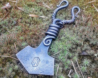 Hand Forged Mjolnir 7 Viking Thor's Hammer Norse Nordic - Etsy