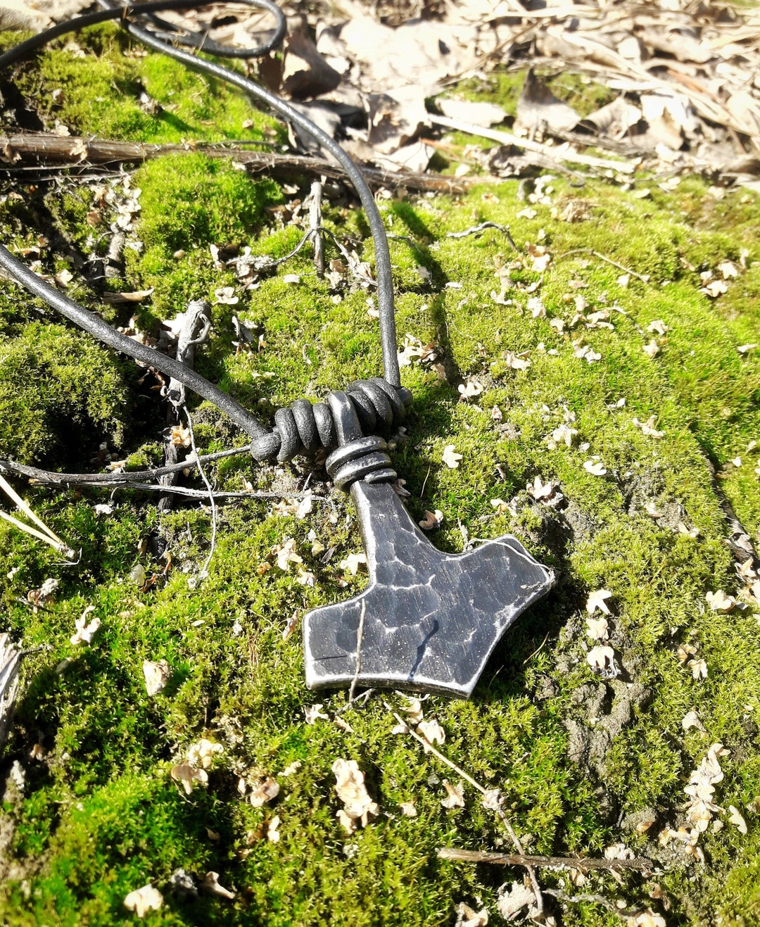 Hand Forged Viking Mjolnir Thor's Hammer 3 Norse Nordic Odin Thor ...
