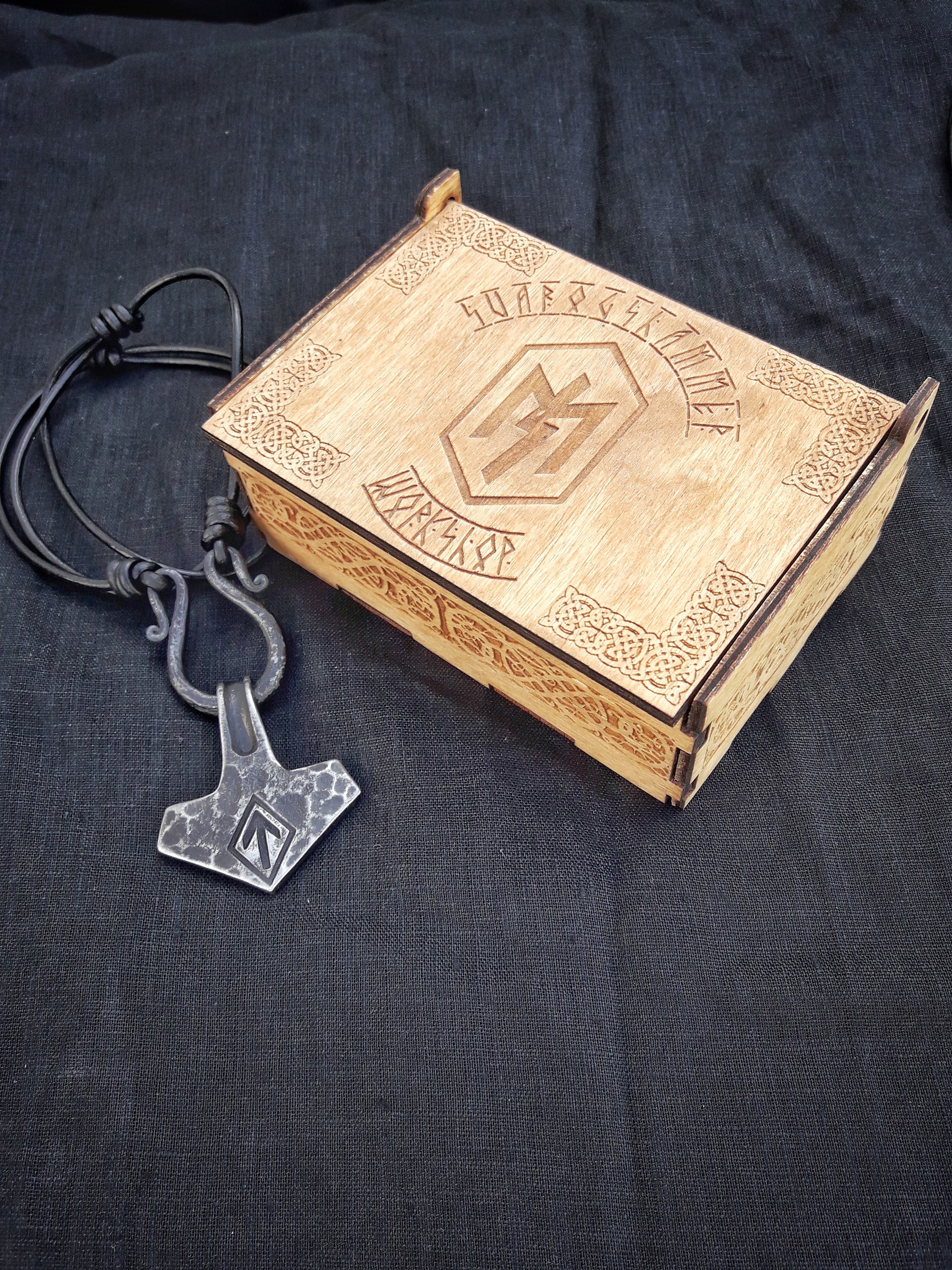 Hand Forged Viking Mjolnir Thor's Hammer 5 Tiwaz Norse | Etsy