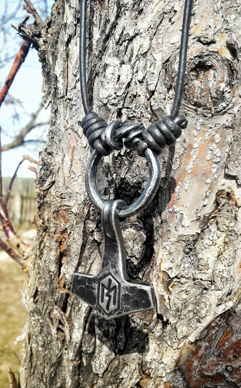 Marteau de Thor Viking Mjolnir 2 1/2 Cadeau scandinave pour la fête des pères Cadeau Asatru Cadeaux personnalisés pour papa image 4