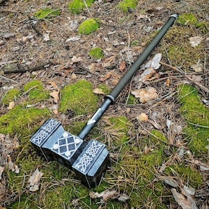 Sledgehammer Viking "Hammer X Gungnir" Crossfit Viking Mjolnir Norse War Hammer Nordic Odin Gift Battle Ready Personalized hammer