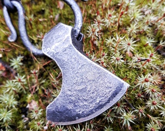 Hand Forged Ax Pendant Viking Scandinavian Nordic Asatru Rune
