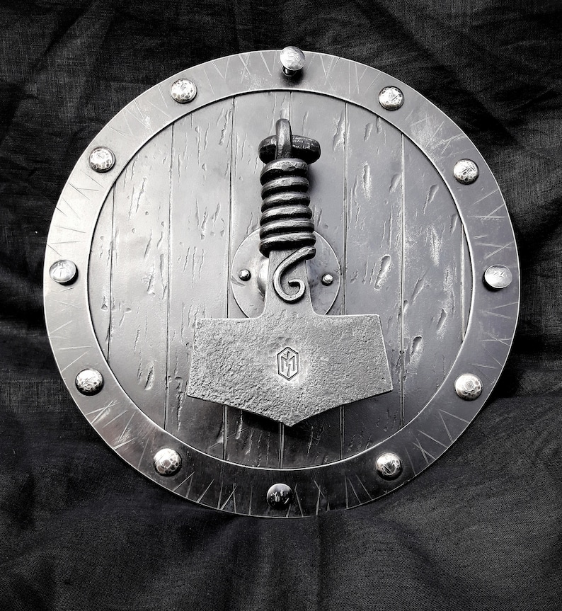 Viking Mjolnir the Door Knocker Black Thor's Hammer Norse Etsy