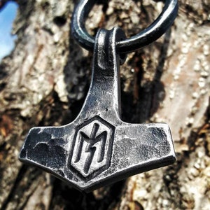 Marteau de Thor Viking Mjolnir 2 1/2 Cadeau scandinave pour la fête des pères Cadeau Asatru Cadeaux personnalisés pour papa image 2