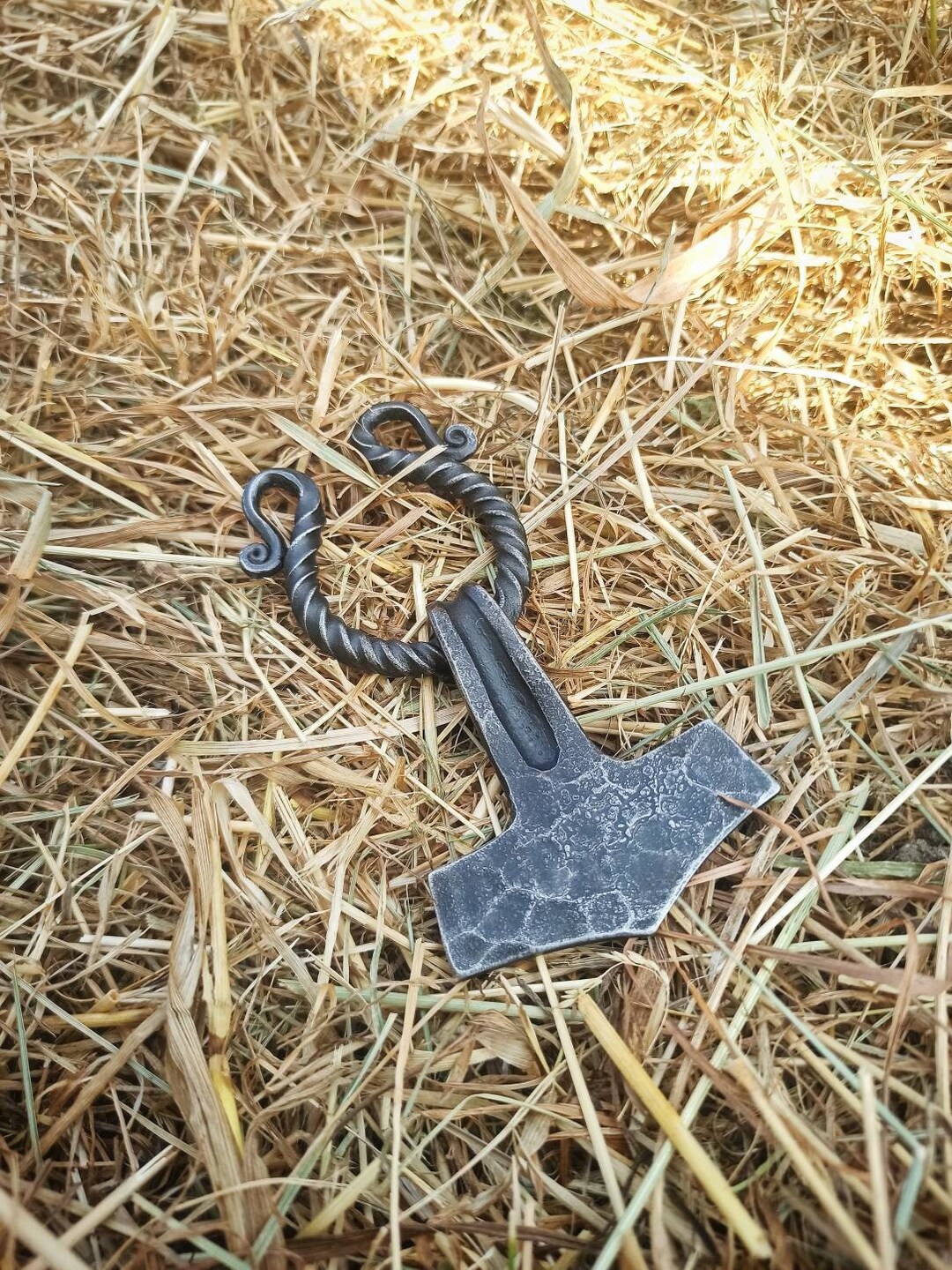Medium Hand Forged Mjolnir Viking Thor Hammer Norse Nordic Odin Thor ...