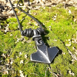 Hand Forged Viking Mjolnir Thor's Hammer 4 Norse Nordic Odin Thor Asatru Gift