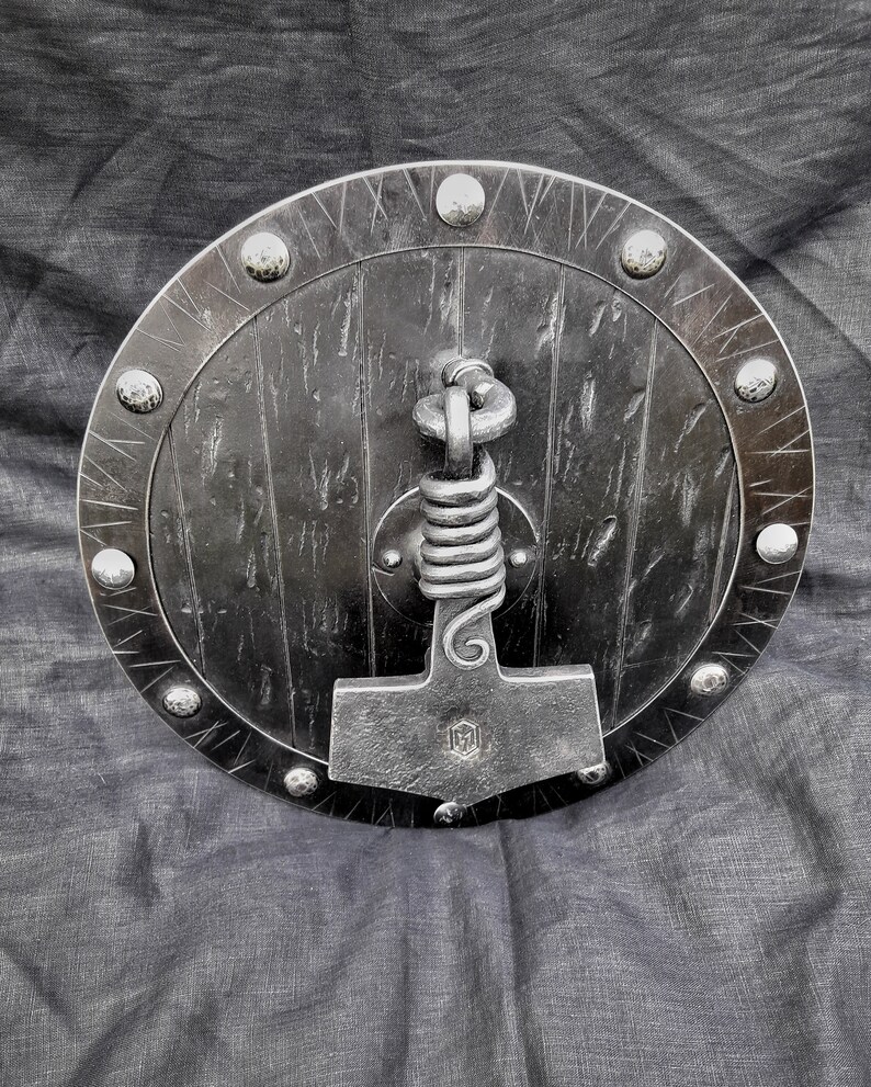 Viking Mjolnir the Door Knocker Black Thor's Hammer Norse Etsy