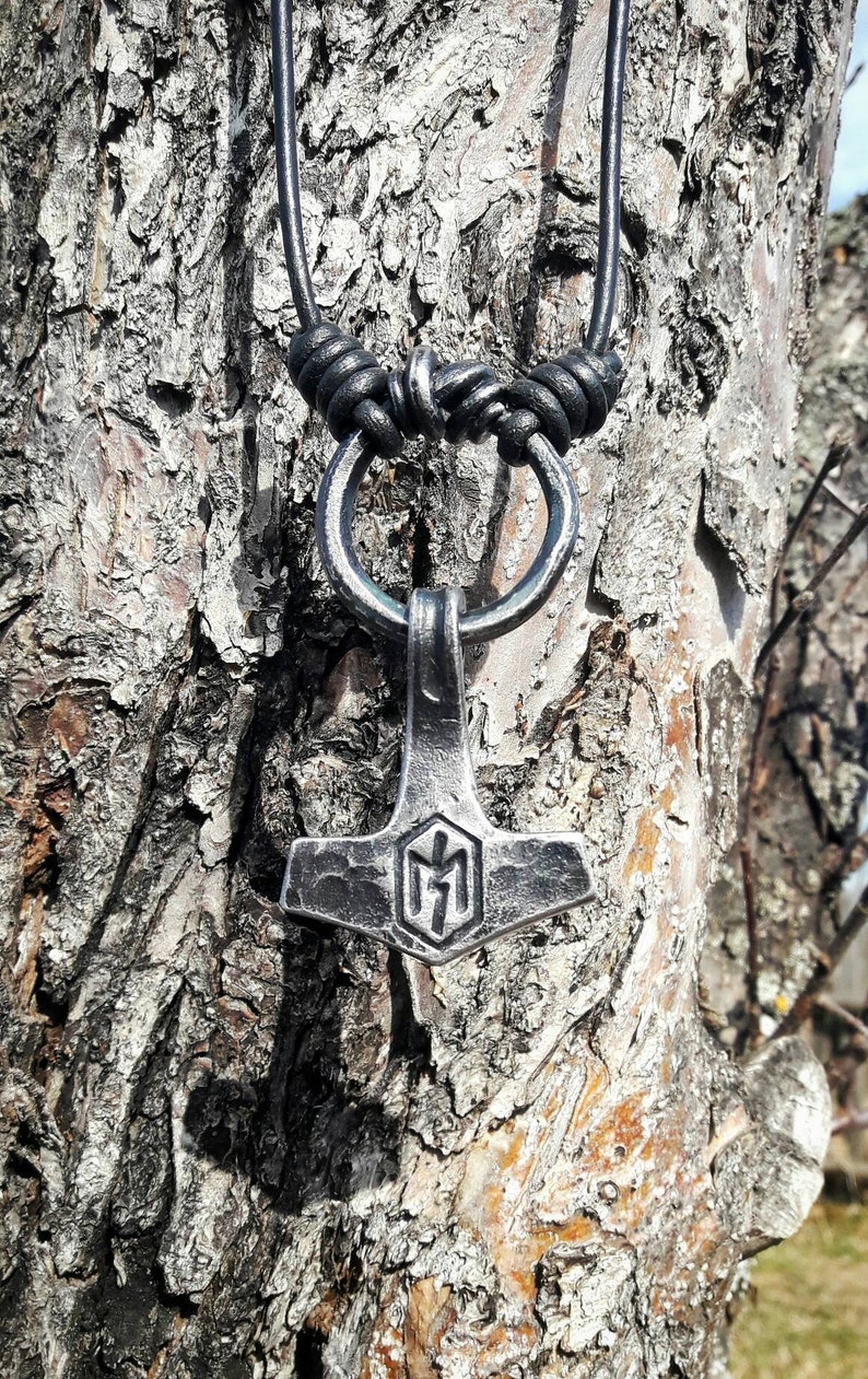 Marteau de Thor Viking Mjolnir 2 1/2 Cadeau scandinave pour la fête des pères Cadeau Asatru Cadeaux personnalisés pour papa image 7