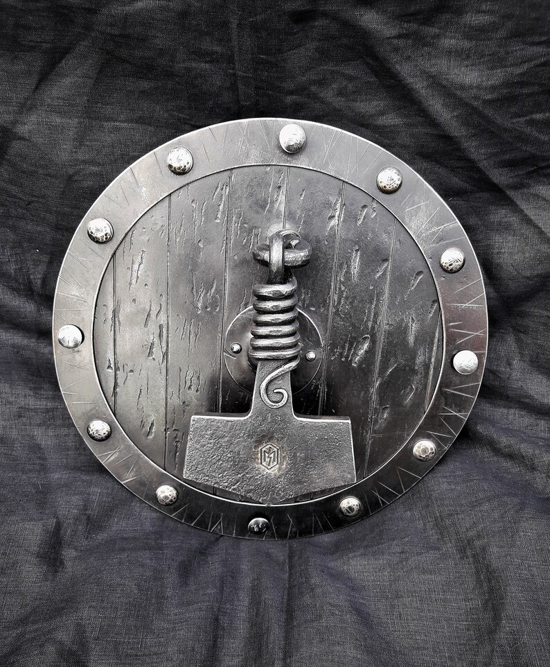 Viking Mjolnir the Door Knocker Black Thor's Hammer Norse Etsy