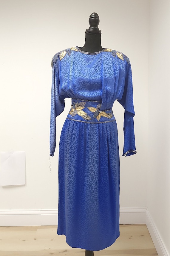 Vintage Silk Beaded / Sequin Dress