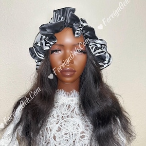Reversible Satin Bonnet | Protects Natural Hair & Maintains Style | High-Quality Silky Satin Sleep Cap