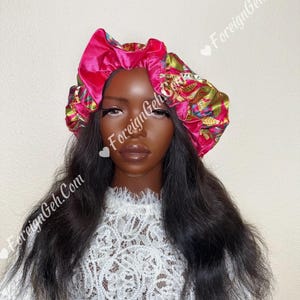 Reversible Satin Bonnet | Protects Natural Hair & Maintains Style | High-Quality Silky Satin Sleep Cap