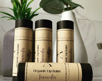 Bálsamo labial de lavanda natural, orgánico, calidad