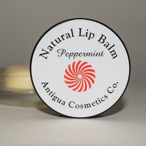 Natural Peppermint Lip Balm, Organic, Quality