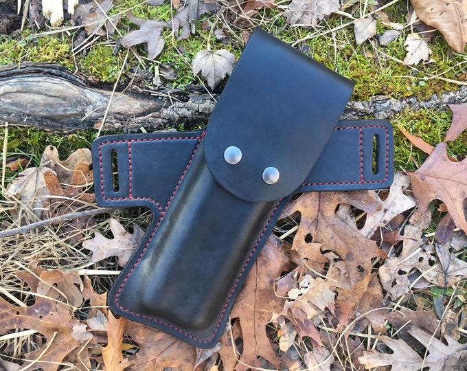 Custom Handmade Nunchucks Leather Sheath (can be customized for batons and other EDC gear/tools), American Made