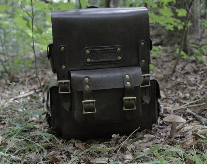 American Made Leather Backpack
