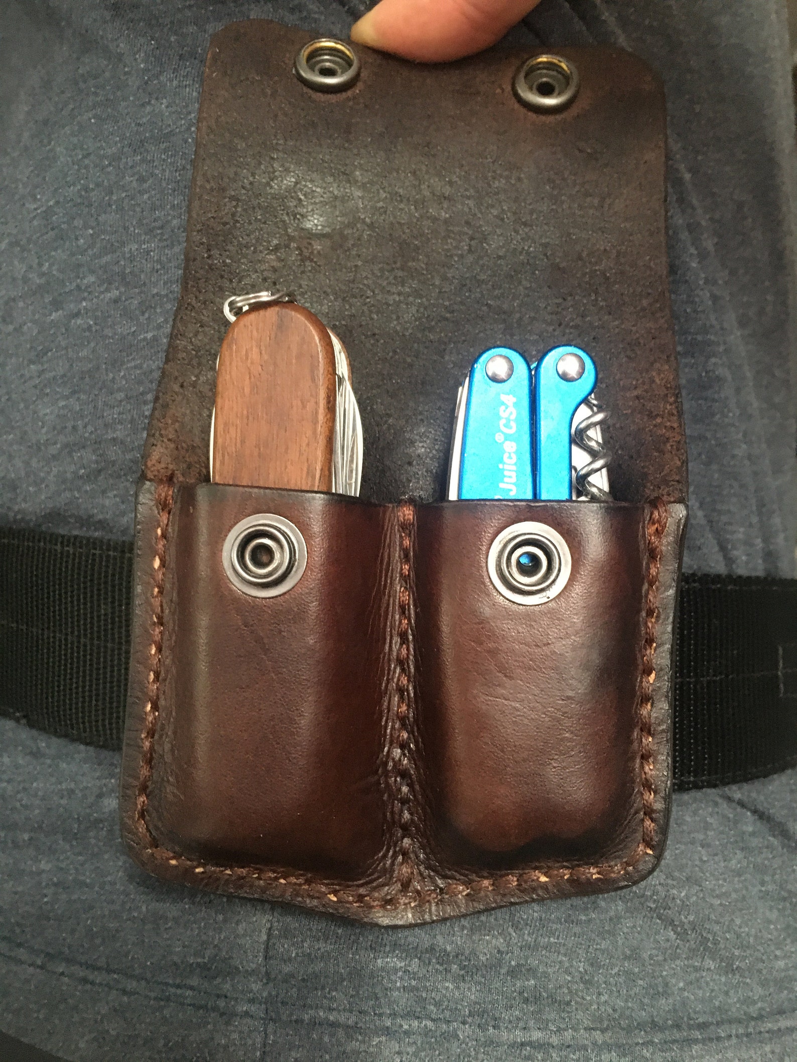 American Made Custom Leather Sheath for Multitool and Swiss Etsy