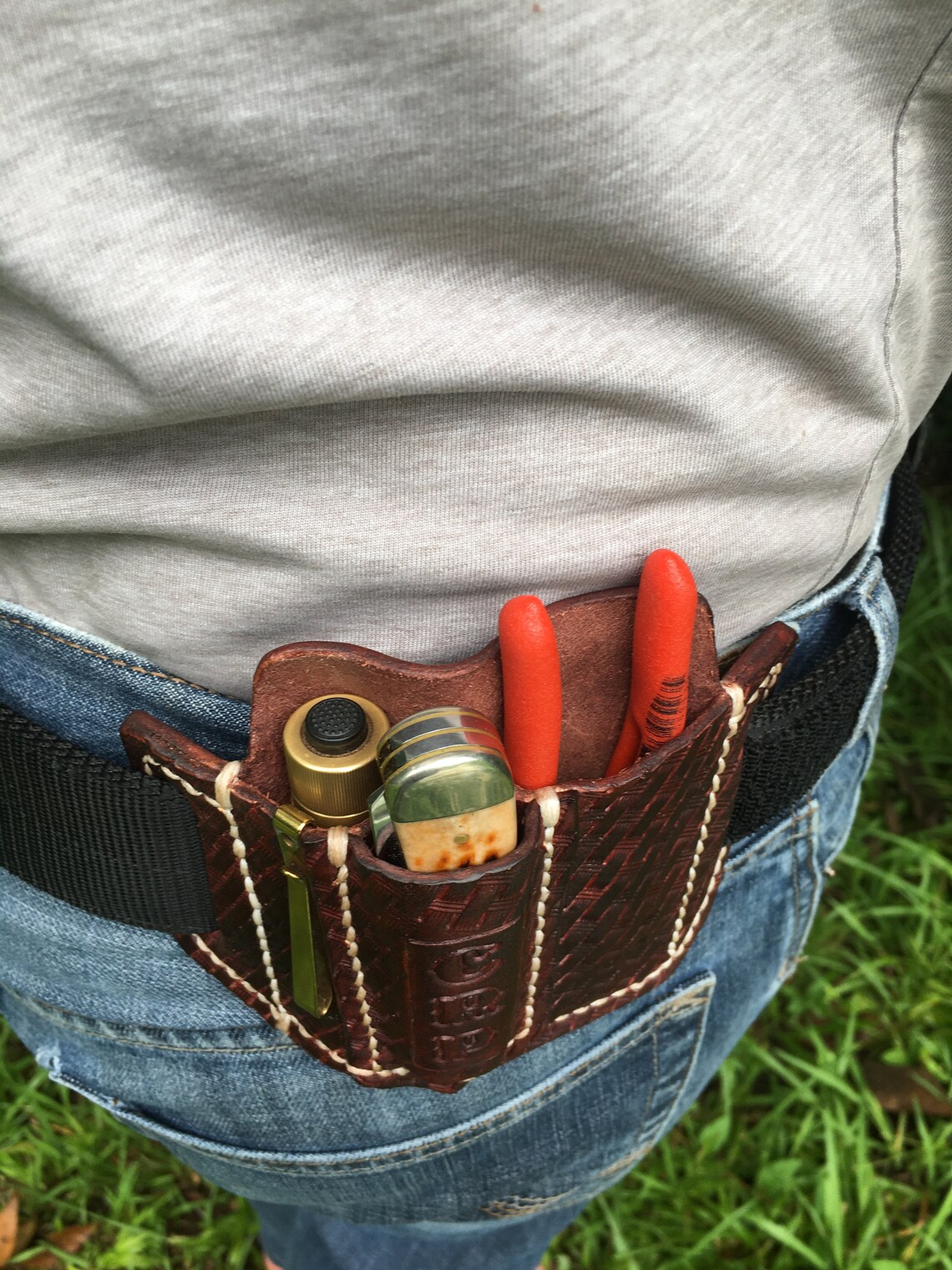 Handmade Leather Sheath for Multitool Flashlight Pen EDC Etsy