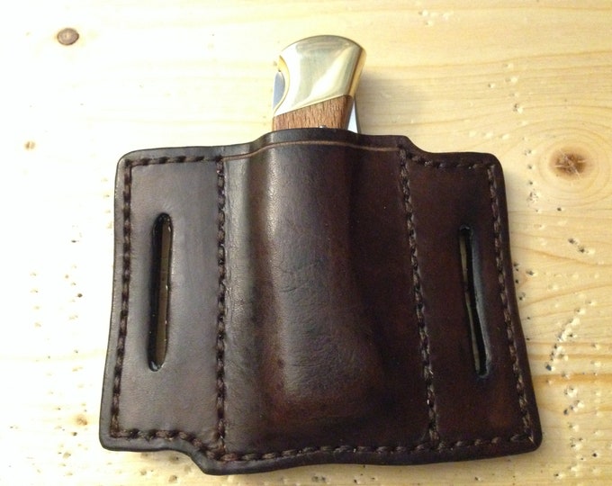 Handmade Buck Sheath EDC, (Buck 112, Buck 110, Case, Gerber, Victorinox, and many more), American Made