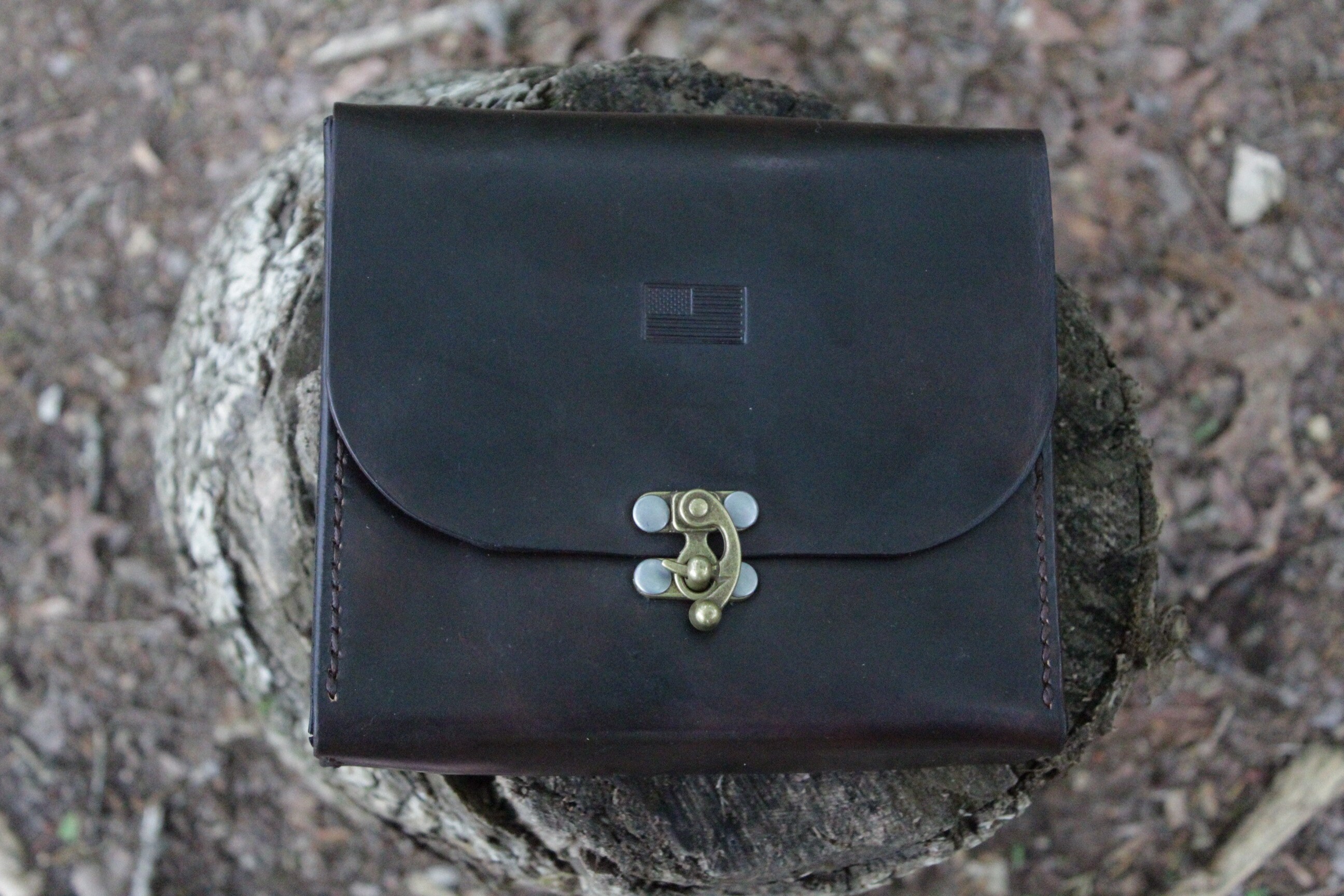 Handmade Leather Bag American Made EDC Bushcraft Possibles Etsy